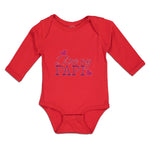 Long Sleeve Bodysuit Baby I Love My Papi Boy & Girl Clothes Cotton