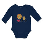 I Love My Tio Cute Funny Lions Sitting