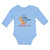 Long Sleeve Bodysuit Baby Clap Your Oh Tyrannosaurus Dinosaur Jurassic Cotton - Cute Rascals