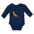 Long Sleeve Bodysuit Baby Clap Your Oh Tyrannosaurus Dinosaur Jurassic Cotton - Cute Rascals