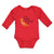 Long Sleeve Bodysuit Baby Clap Your Oh Tyrannosaurus Dinosaur Jurassic Cotton - Cute Rascals
