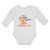 Long Sleeve Bodysuit Baby Clap Your Oh Tyrannosaurus Dinosaur Jurassic Cotton - Cute Rascals