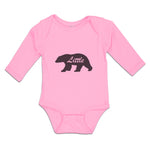 Little Silhouette Bear Side View Wild Animal