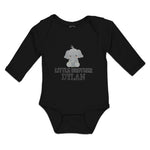 Long Sleeve Bodysuit Baby Cute Little Brother Elephant Dylan Sitting Cotton - Cute Rascals
