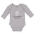 Long Sleeve Bodysuit Baby Cute Little Brother Elephant Dylan Sitting Cotton - Cute Rascals