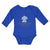 Long Sleeve Bodysuit Baby Cute Little Brother Elephant Dylan Sitting Cotton - Cute Rascals