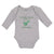 Long Sleeve Bodysuit Baby Mmmwwhahaha Unstoppable Angry Dinosaur Stick Cotton