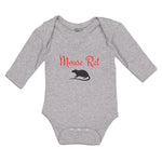 The Black Silhouette Mouse Rat Sitting with A Tail, Paws and Ears