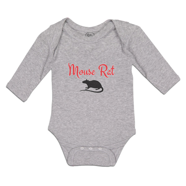 The Black Silhouette Mouse Rat Sitting with A Tail, Paws and Ears