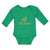 Long Sleeve Bodysuit Baby Oh, Dear! Cute Spotted Fallow Female Deer Wild Animal