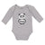 Long Sleeve Bodysuit Baby Cute Panda Bear Patches It's Eyes, Ears Body Cotton - Cute Rascals