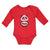 Long Sleeve Bodysuit Baby Cute Panda Bear Patches It's Eyes, Ears Body Cotton - Cute Rascals