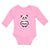 Long Sleeve Bodysuit Baby Cute Panda Bear Patches It's Eyes, Ears Body Cotton - Cute Rascals
