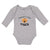 Long Sleeve Bodysuit Baby Peepaw's Little Cute Tiger Head with Whisker Cotton