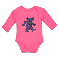 Long Sleeve Bodysuit Baby Animated Dancing Teddy Bear Toy Boy & Girl Clothes - Cute Rascals