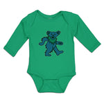 Long Sleeve Bodysuit Baby Animated Dancing Teddy Bear Toy Boy & Girl Clothes - Cute Rascals