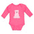 Long Sleeve Bodysuit Baby Animated White Teddy Bear Toy Boy & Girl Clothes - Cute Rascals