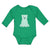 Long Sleeve Bodysuit Baby Animated White Teddy Bear Toy Boy & Girl Clothes - Cute Rascals
