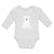 Long Sleeve Bodysuit Baby Animated White Teddy Bear Toy Boy & Girl Clothes - Cute Rascals