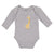 Long Sleeve Bodysuit Baby Cute Giraffe Turning Side View with Closed Eyes Cotton - Cute Rascals
