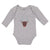 Long Sleeve Bodysuit Baby Abstract Deer Head, Snout and Horns Boy & Girl Clothes - Cute Rascals