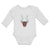 Long Sleeve Bodysuit Baby Abstract Deer Head, Snout and Horns Boy & Girl Clothes - Cute Rascals