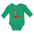 Long Sleeve Bodysuit Baby The Red Serpent King Cobra An Venomous Cotton