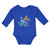 Long Sleeve Bodysuit Baby Dinosaur Rex, Triceratops Stegosaurus Cotton - Cute Rascals