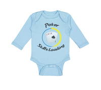Long Sleeve Bodysuit Baby Poker Skills Loading Sport Boy & Girl Clothes Cotton