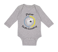 Long Sleeve Bodysuit Baby Poker Skills Loading Sport Boy & Girl Clothes Cotton