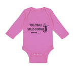 Long Sleeve Bodysuit Baby Volleyball Skills Loading Sport Boy & Girl Clothes