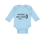 Long Sleeve Bodysuit Baby Volleyball Skills Loading Sport Boy & Girl Clothes