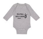 Long Sleeve Bodysuit Baby Volleyball Skills Loading Sport Boy & Girl Clothes