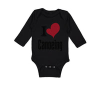 Long Sleeve Bodysuit Baby I Love Canoeing Sport Canoe Boy & Girl Clothes Cotton