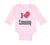 Long Sleeve Bodysuit Baby I Love Canoeing Sport Canoe Boy & Girl Clothes Cotton