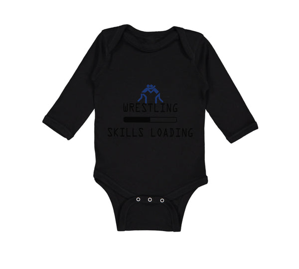 Long Sleeve Bodysuit Baby Wrestling Skills Loading Sport Wrestling Cotton