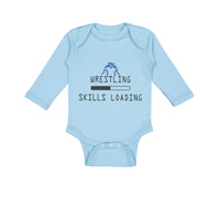 Long Sleeve Bodysuit Baby Wrestling Skills Loading Sport Wrestling Cotton