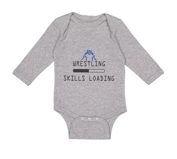 Long Sleeve Bodysuit Baby Wrestling Skills Loading Sport Wrestling Cotton