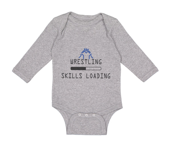 Long Sleeve Bodysuit Baby Wrestling Skills Loading Sport Wrestling Cotton