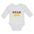 Long Sleeve Bodysuit Baby Icon of Cute Star Smile Face Boy & Girl Clothes Cotton