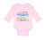 Long Sleeve Bodysuit Baby I Love Watching Baseball with My Uncle Baseball Cotton