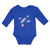 Long Sleeve Bodysuit Baby Astronaut, Planets and Spaceship in Space Cotton - Cute Rascals