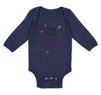 Long Sleeve Bodysuit Baby Flowers Happy Birthday to Mommy Boy & Girl Clothes - Cute Rascals