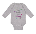 Long Sleeve Bodysuit Baby Flowers Happy Birthday to Mommy Boy & Girl Clothes