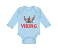 Long Sleeve Bodysuit Baby Viking Valhalla Boy & Girl Clothes Cotton