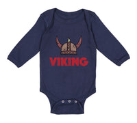Long Sleeve Bodysuit Baby Viking Valhalla Boy & Girl Clothes Cotton