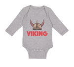 Long Sleeve Bodysuit Baby Viking Valhalla Boy & Girl Clothes Cotton