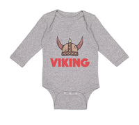 Long Sleeve Bodysuit Baby Viking Valhalla Boy & Girl Clothes Cotton