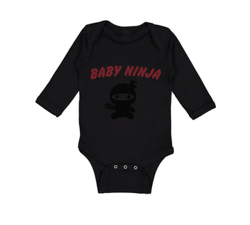Long Sleeve Bodysuit Baby Baby Ninja Halloween Costume Style C Cotton