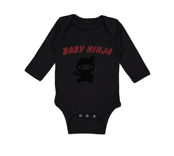 Long Sleeve Bodysuit Baby Baby Ninja Halloween Costume Style C Cotton - Cute Rascals